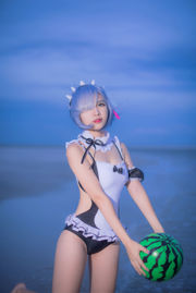 [Cosplay Photo] Coser Nizo Nisa - Baju Renang Rem Populer