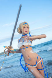 [Net Red COSER] Anime-Bloggerin Shui Miao aqua - Jeanne d'Arc