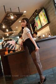 [IESS 奇思趣向] Si Xiangjia 836: le calze "Alphabet Black Silk" di Qiuqiu con bellissime gambe