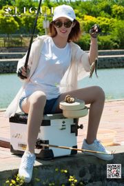 ขานางแบบเสี่ยวเสี่ยว & Ranran "Fishing Silky Foot" [LIGUI] Beautiful Legs and Jade Foot