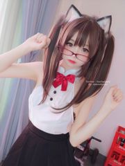 [Net Red COS] Cute Girl Coser Shakes Music Yoyo-Black Tights