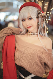 [Foto de COSER de una celebridad de Internet] Lindo y popular Coser Noodle Fairy-Christmas Befa