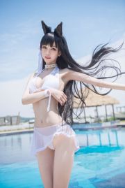 COSER negatif Qing "Atago Swimsuit" Anda [Manfaat COSPLAY]