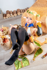 [COS Welfare] Anime Blogger Dumm Momo - Elf Village Zweiter Dorfbewohner